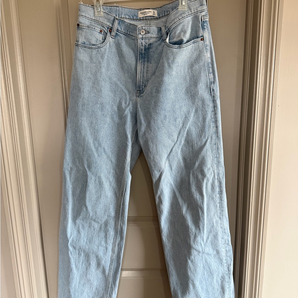 Abercrombie & Fitch Light Blue High Rise Jeans